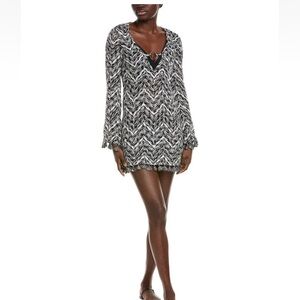 NWT Ramy Brook Cassie Crochet Mini Coverup Dress